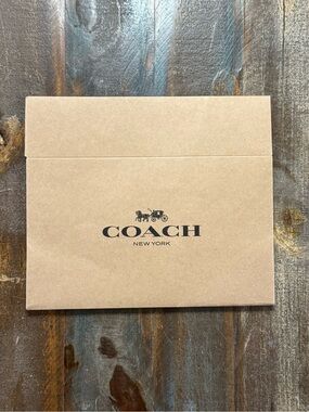 Coach New York Gift Box w/ Tissue Paper & Branded Sticker Seal NWOT
